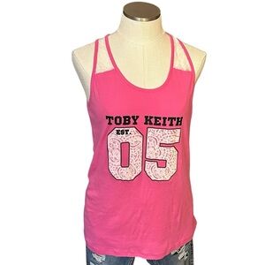 Toby Keith Pink Tank Top